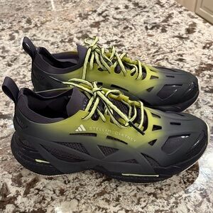 Stella McCartney Adidas Women’s Black and Yellow Athletic Shoes